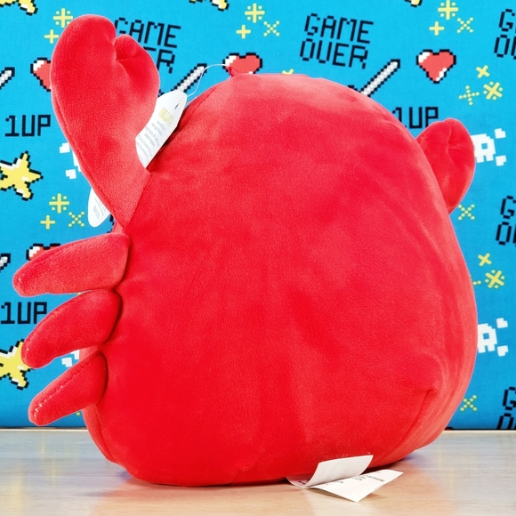 Squishmallow Carlos the Red Crab 8" 2020 UltraSoft Collectible Sealife Plush - Picture 5 of 11